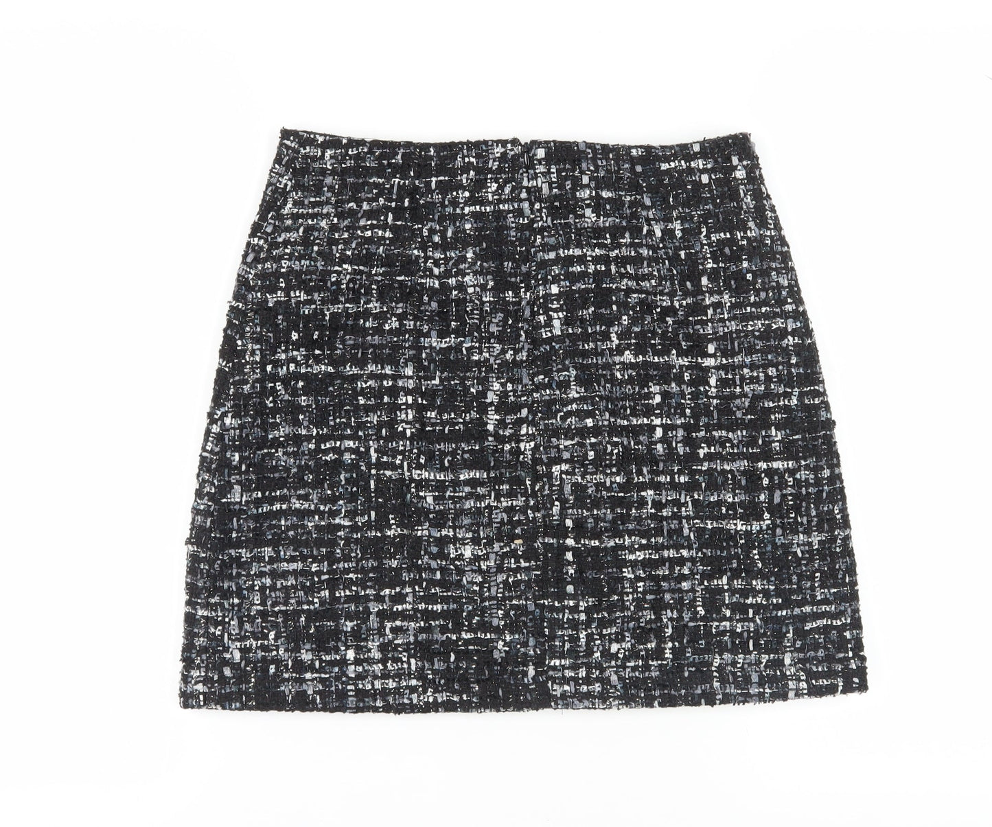 Warehouse Women Black Tweed Pencil Skirt Size 10