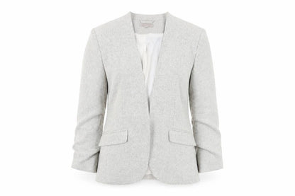 H&M Grey Womens Blazer, Size 8, Regular Fit