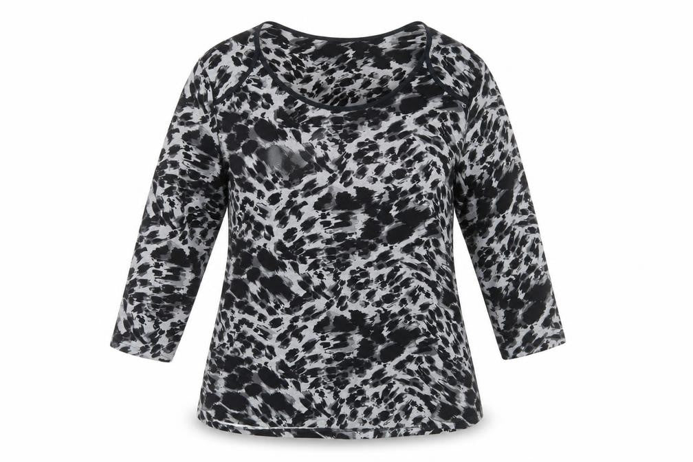 Marks & Spencer Women's Grey Animal Print Blouse