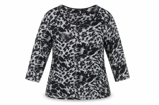 Marks and Spencer Women's Grey Animal Print Blouse