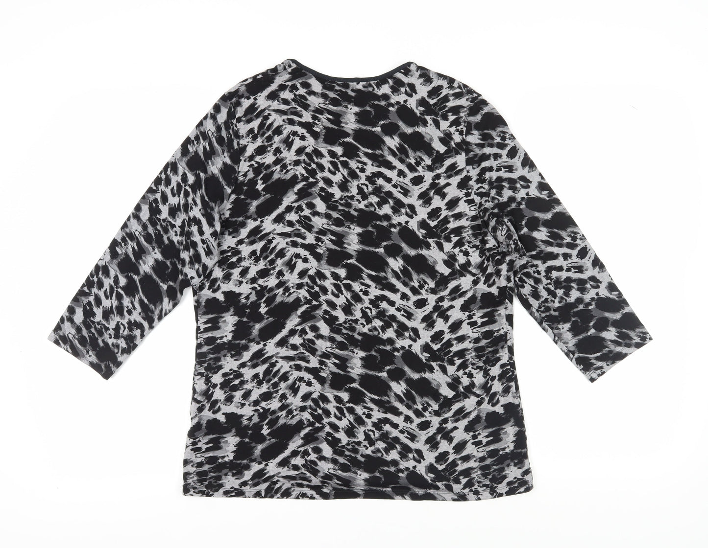 Marks and Spencer Women's Grey Animal Print Blouse