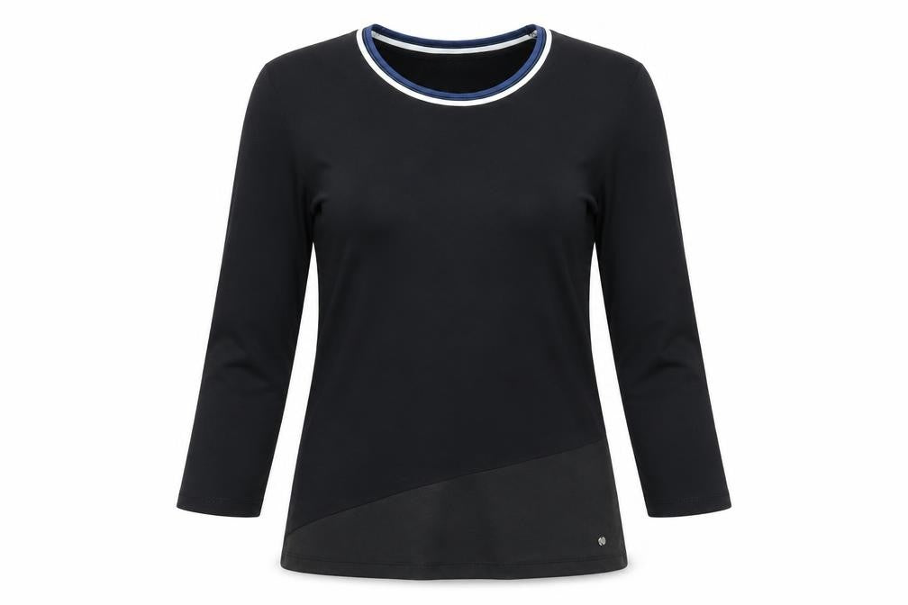 Gerry Weber Black Women's Basic T-Shirt - Size 8