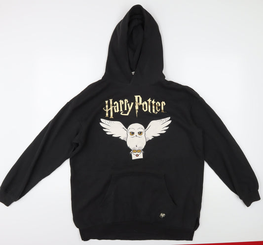 H&M Harry Potter Boys Black Hoodie 12-13 Years