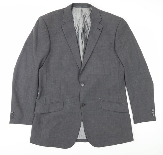 Skopes Men's Grey 40L Suit Jacket, Classic Business Wear