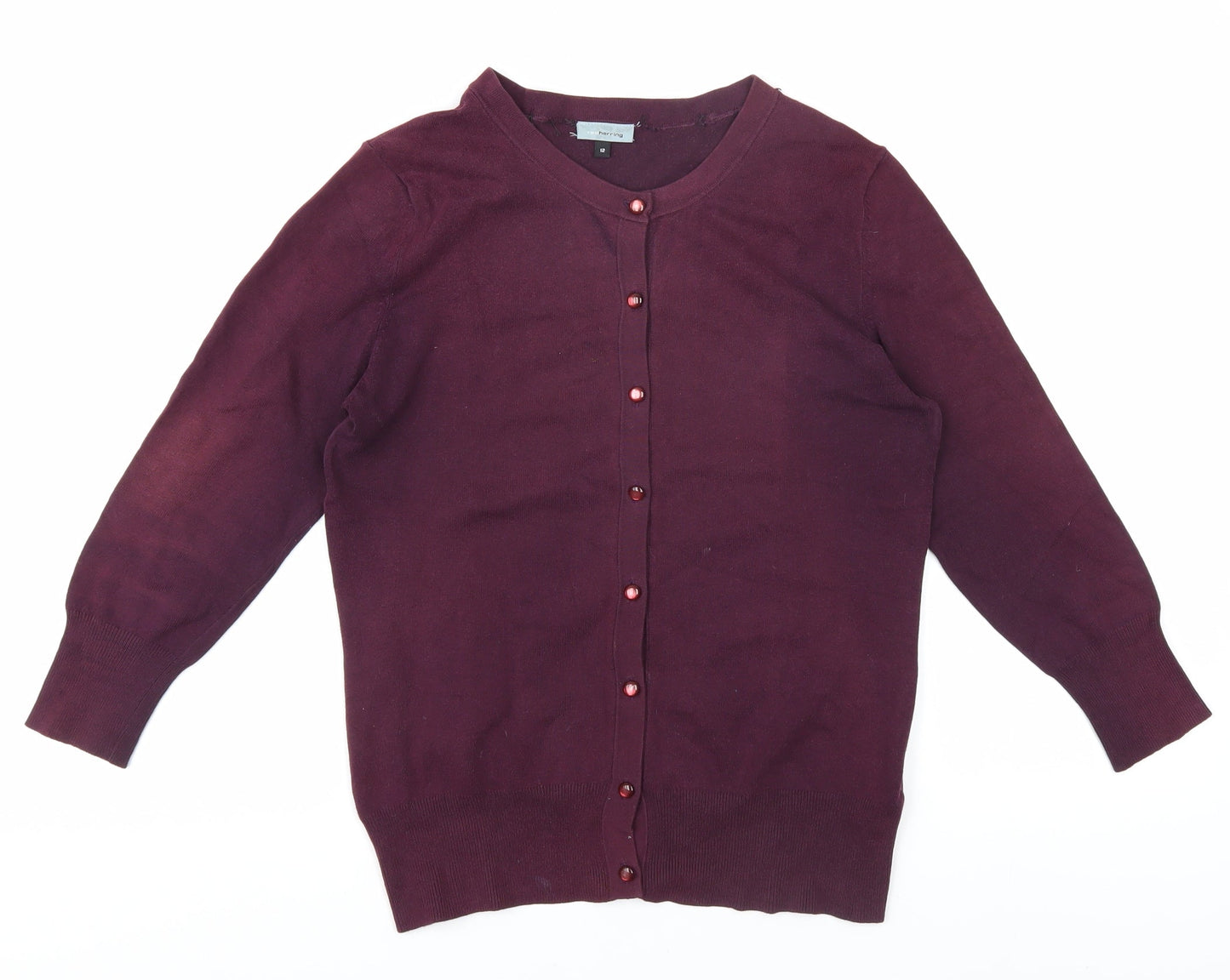 Red Herring Women's Purple Button-Up Size 12 Top