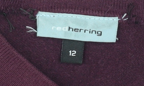 Red Herring Women's Purple Button-Up Size 12 Top