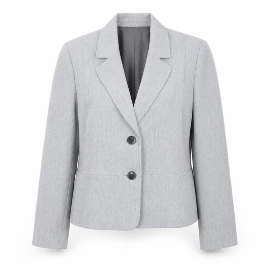 Kasper Women's Grey Blazer 14P Classic Fit