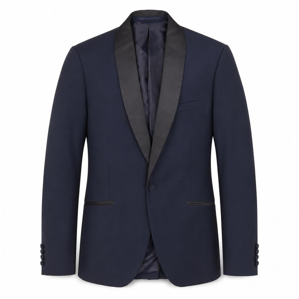 French Connection Men's Blue Tuxedo Blazer, 40R