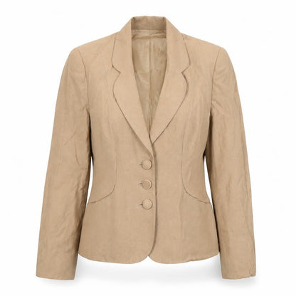 Front view of Alex & Co. Beige Women's Blazer, size 10