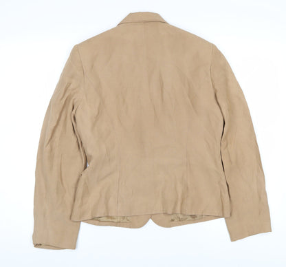 Back view of Alex & Co. Beige Women's Blazer, size 10