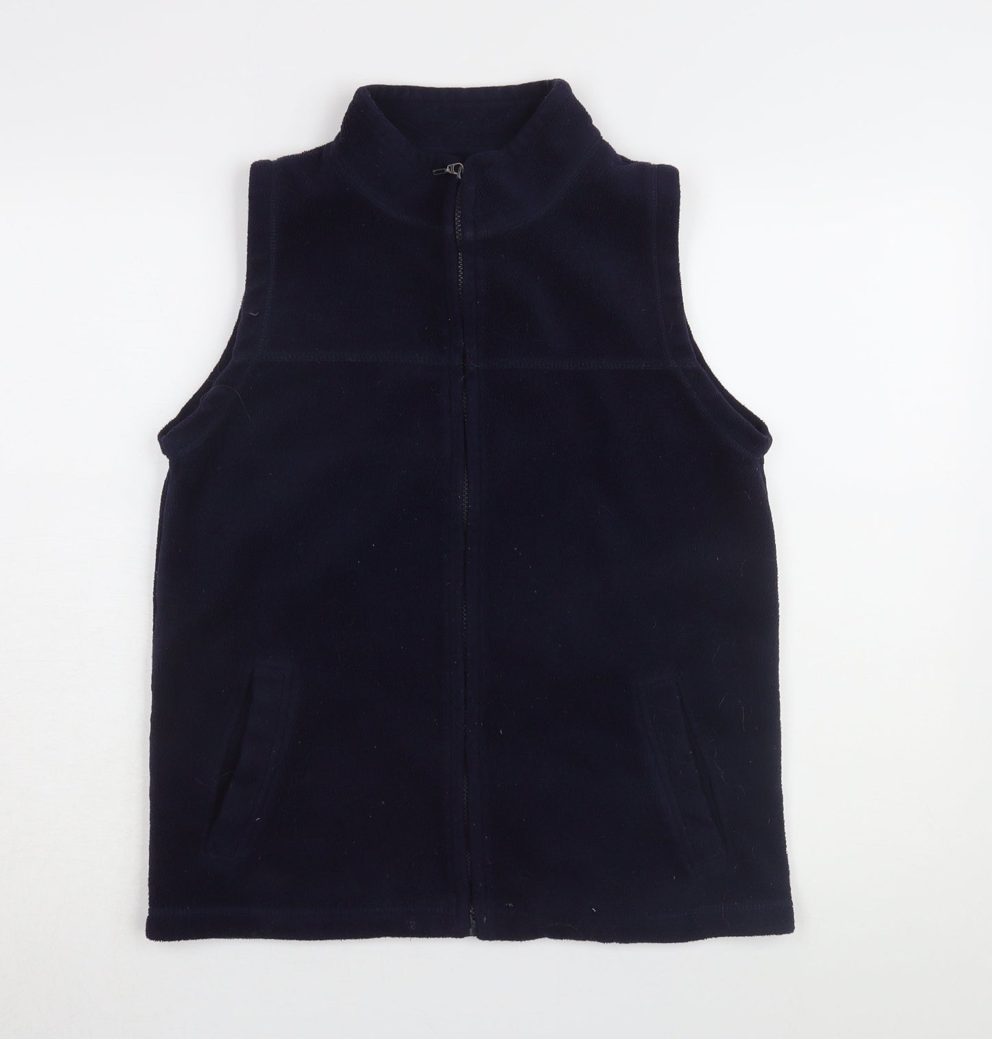 EWM Women's Black Sleeveless Waistcoat, Size S