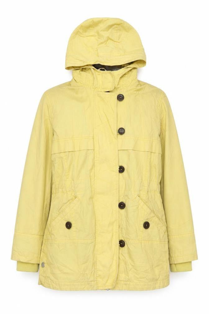 Next Women's Yellow Hooded Jacket Size 12