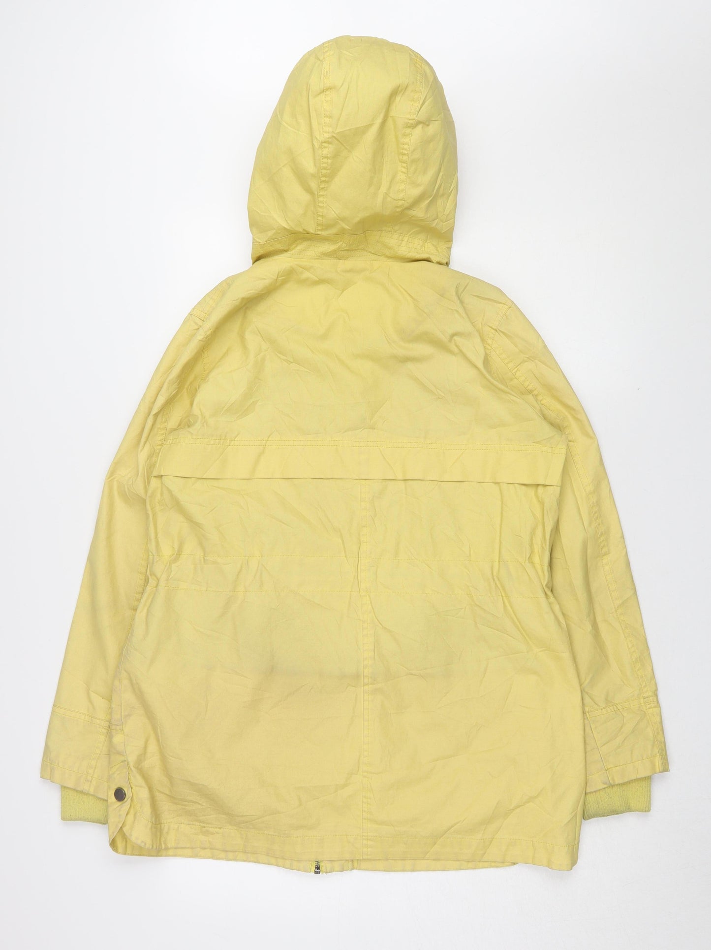 Next Women's Yellow Hooded Jacket Size 12