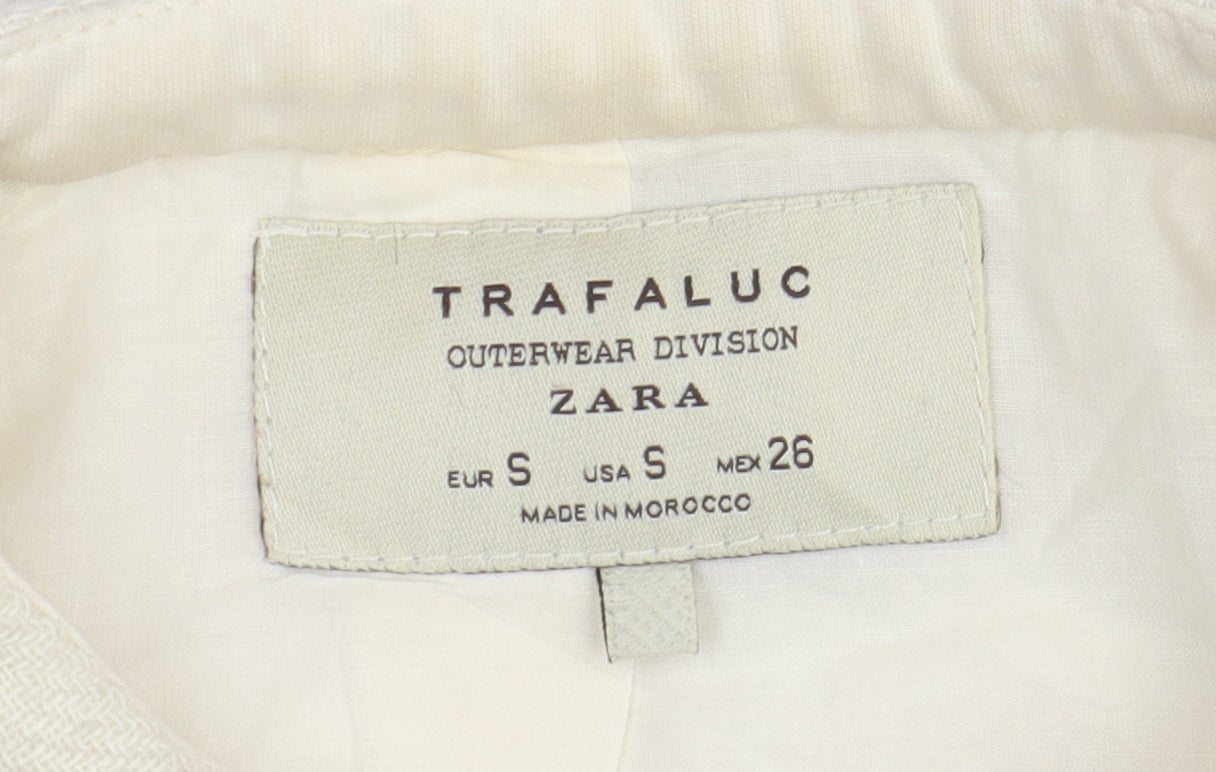Zara Women’s Grey Basic Jacket S - Versatile & Stylish