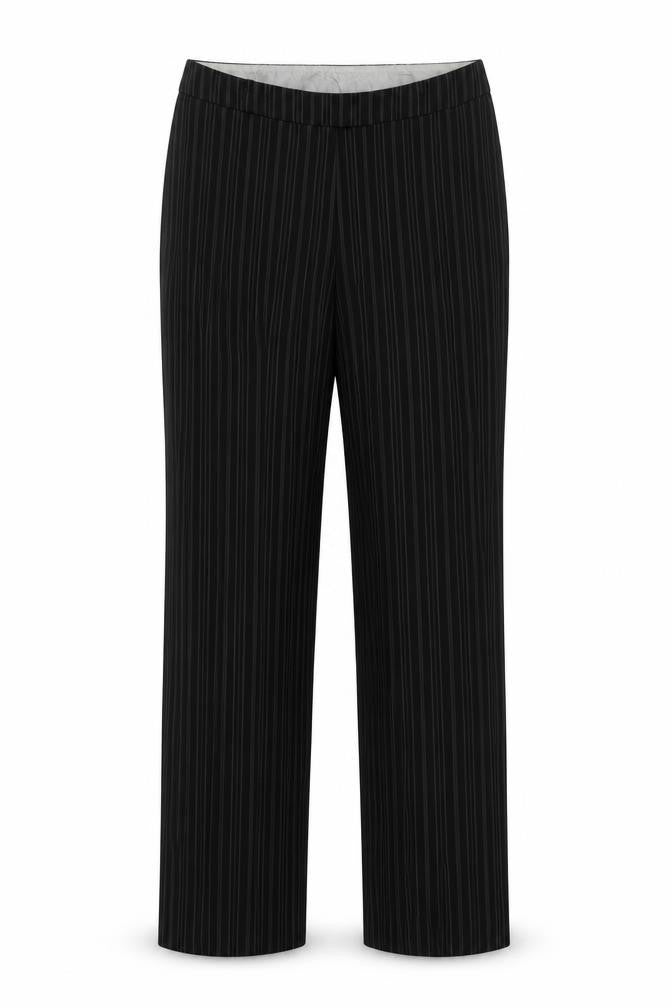 Amaranto Women's Black Striped Dress Pants Size 12