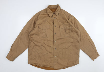Premier Man Men's Brown Cotton Jacket L