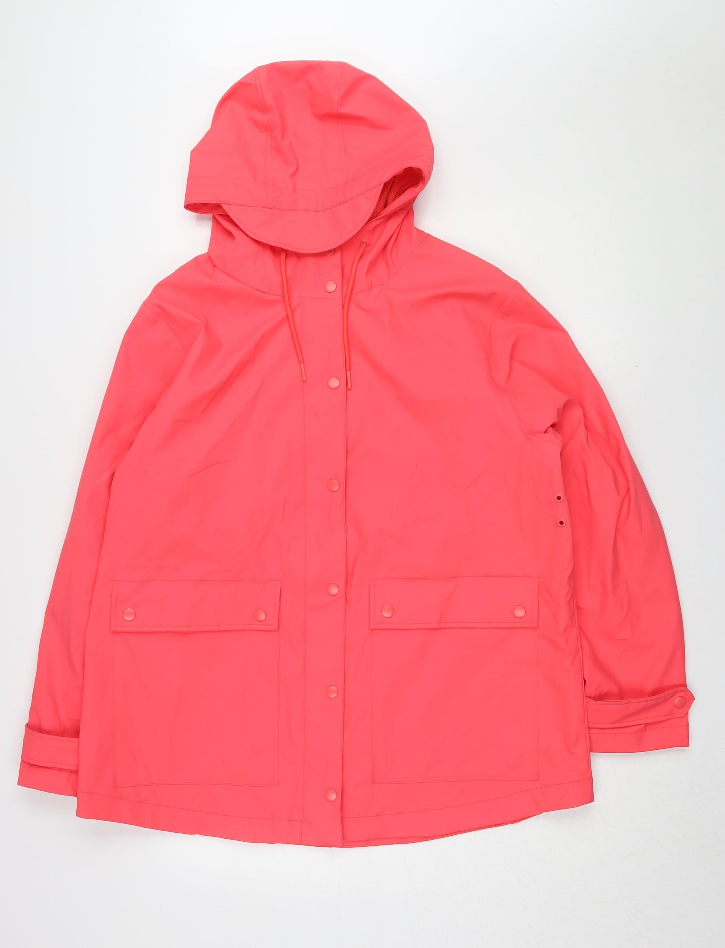 Marks and Spencer Women's Pink Rain Coat, Size 16