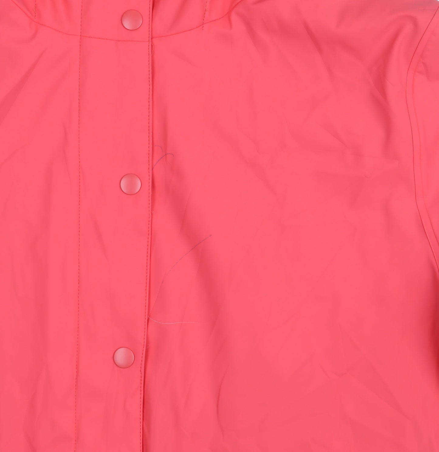 Marks and Spencer Women's Pink Rain Coat, Size 16