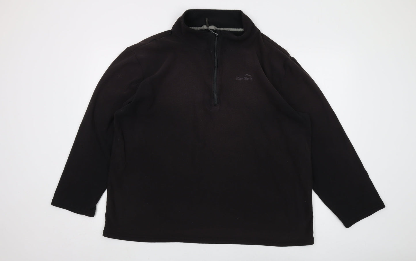 Peter Storm Men's Black XL Fleece Sweatshirt 1/2 Zip