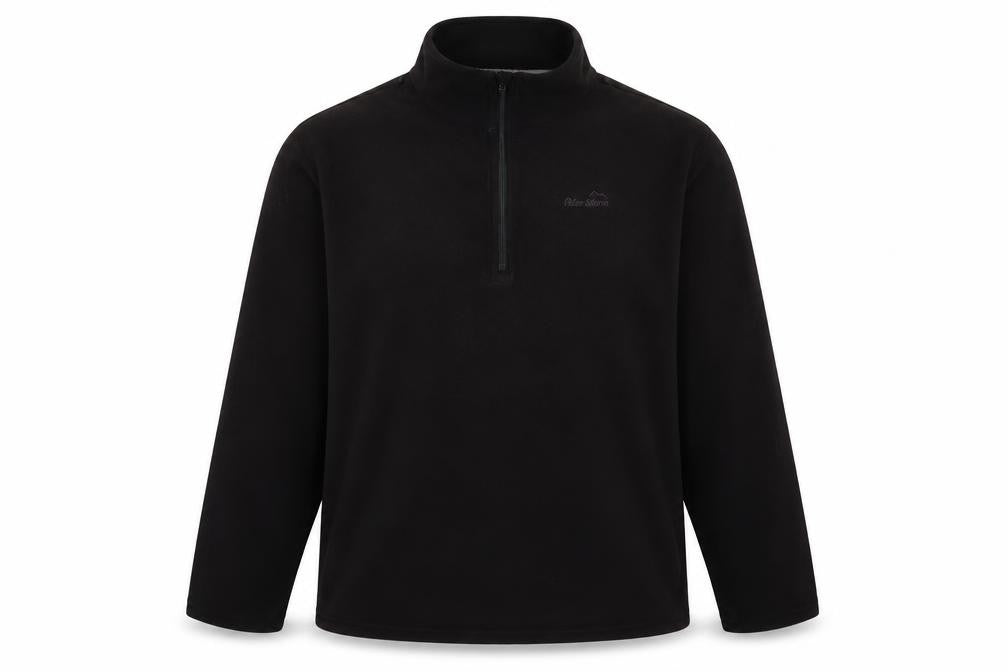 Peter Storm Men's Black XL Fleece Sweatshirt 1/2 Zip