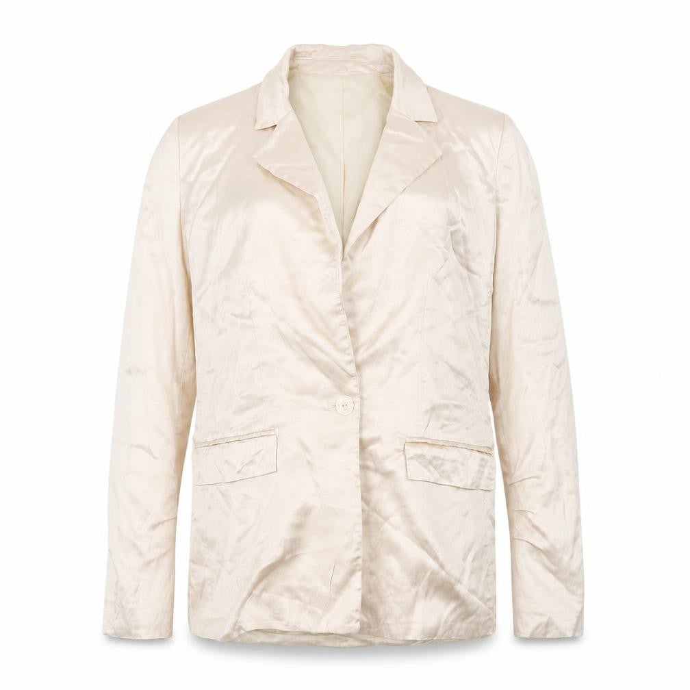 Zara Women's Ivory Blazer, Size 10, Formal Wear