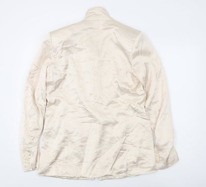 Zara Women's Ivory Blazer, Size 10, Formal Wear