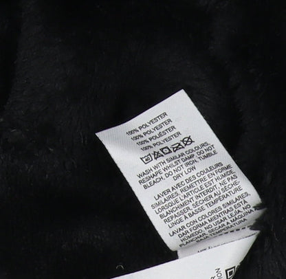Brand and care label for ASOS Women's Black Pullover Sweatshirt, size 8