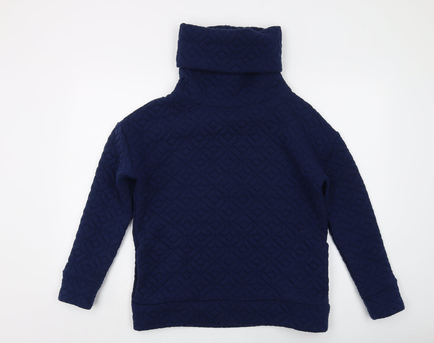 GapFit Women's Blue Geometric Mock Neck Sweatshirt XS