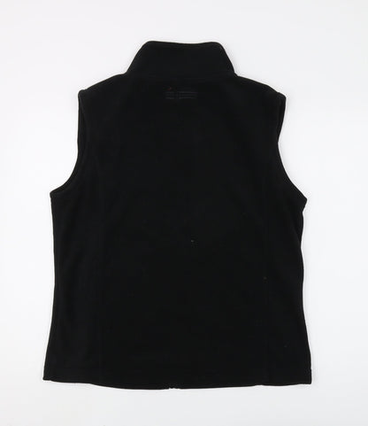 Nirvana Women's Black Waistcoat L Full Zip Polyester