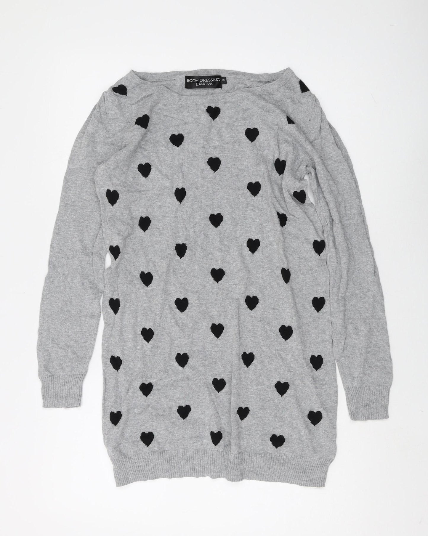 Body Dressing Women's Grey Pullover Jumper, Size 12