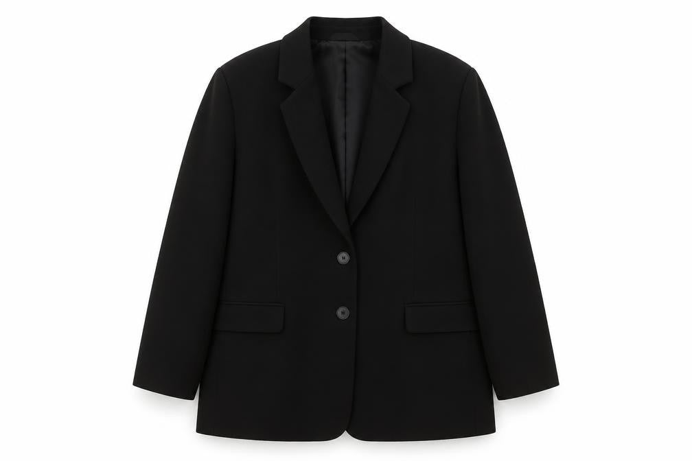 John Lewis & Partners Black Blazer Men's Size L Regular