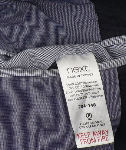 Next Men's Black Regular Fit Blazer 36R