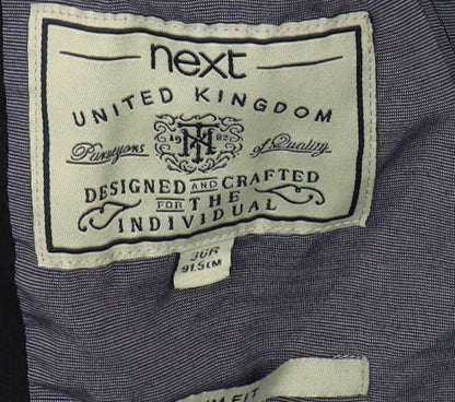 Next Men's Black Regular Fit Blazer 36R