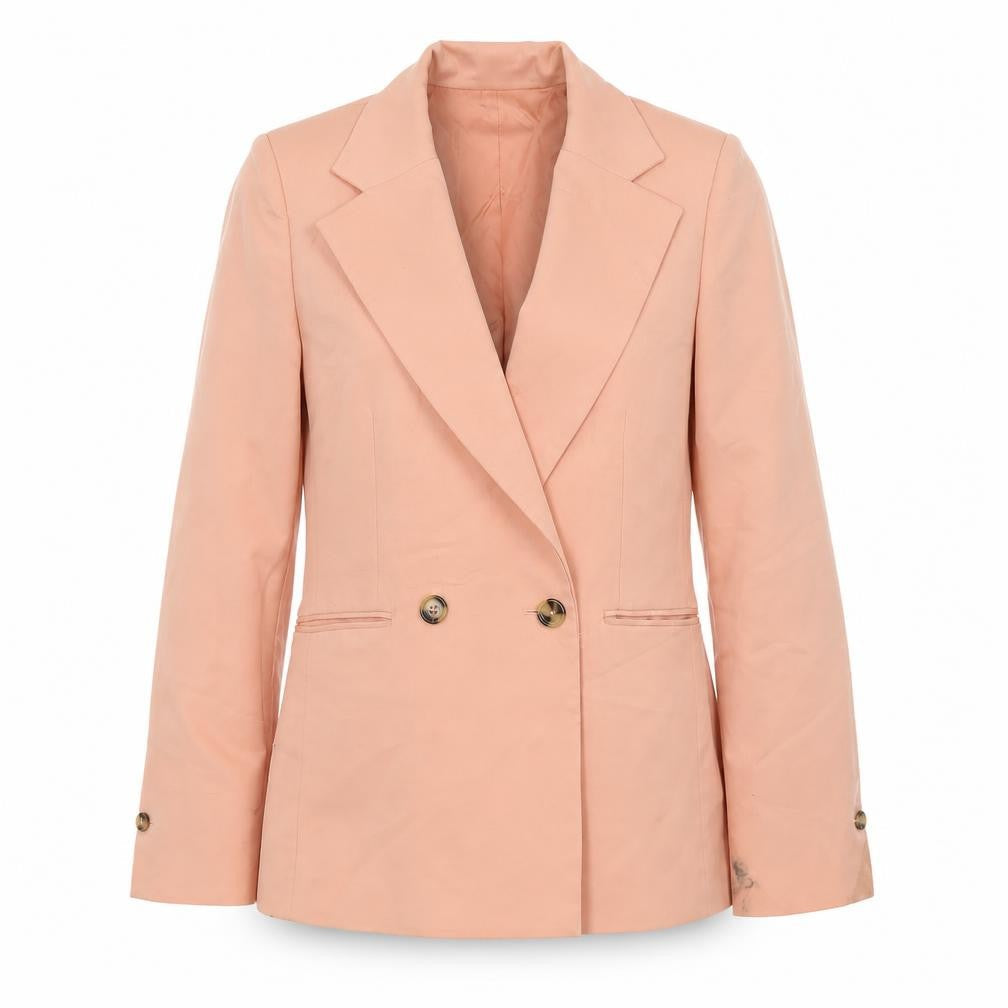 MNG Women's Pink Double Breasted Blazer XXS