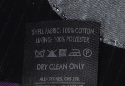 Avenue Men's Black Blazer, Size 40R, Regular Fit