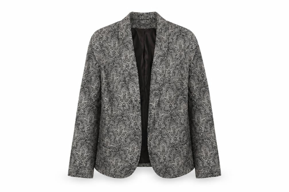 Monsoon Women's Grey Bouclé Blazer Size 16