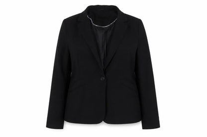 South Women's Black Blazer, Size 12, Workwear Chic