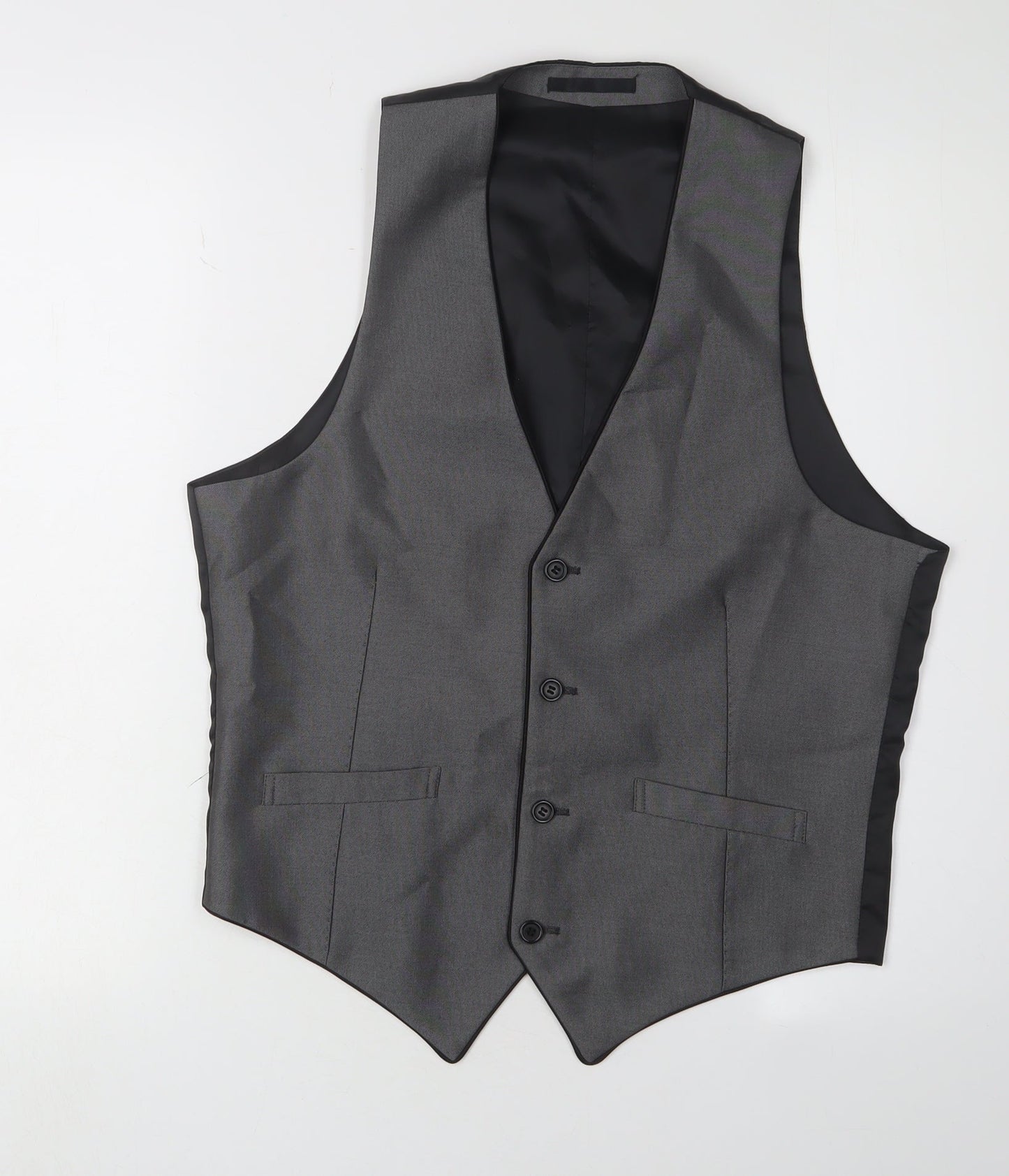 OneSix5ive Grey Suit Waistcoat Men's 38R Business