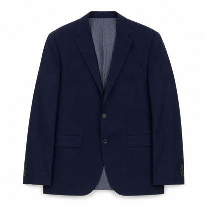 Hugo Boss Men's Blue Single-Breasted Blazer 38R