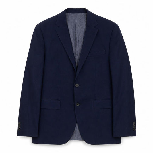 Hugo Boss Men's Blue Single-Breasted Blazer 38R