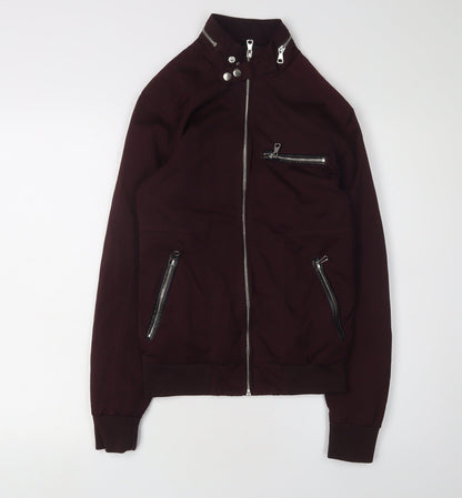River Island Women’s Brown Motorcycle Jacket, 2XS