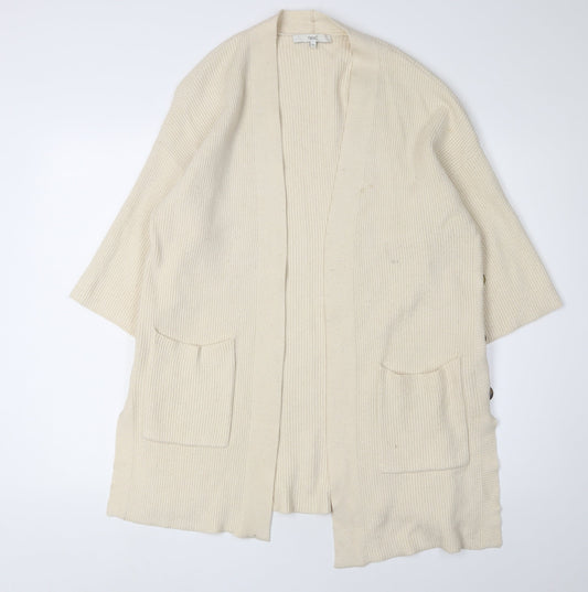 Next Women’s Ivory Cardigan, Size 12, Relaxed Fit