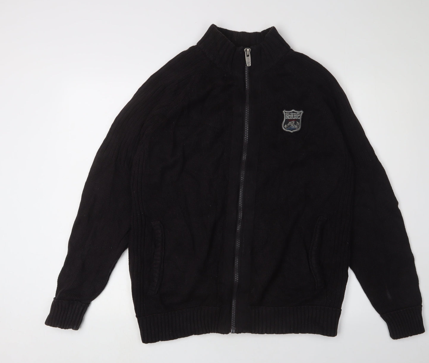 Engbers Men's Black M Full Zip Casual Jumper