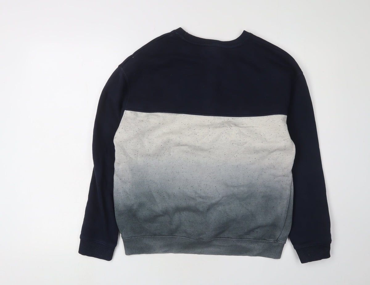 Back view of Zara boys’ multicoloured pullover sweatshirt 13-14y, casual knit