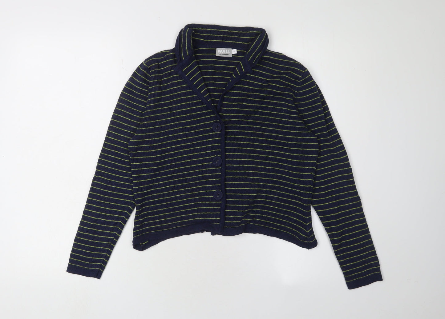 Wall Women's Striped Cardigan S Linen Blend