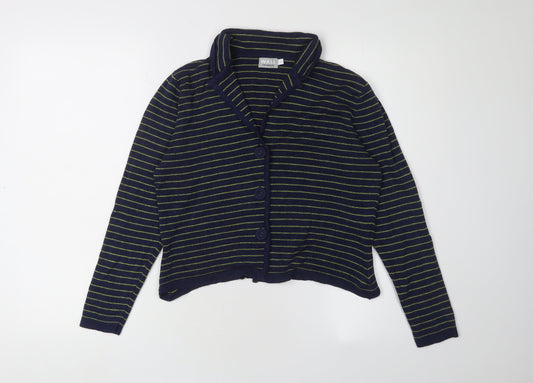 Wall Women's Striped Cardigan S Linen Blend
