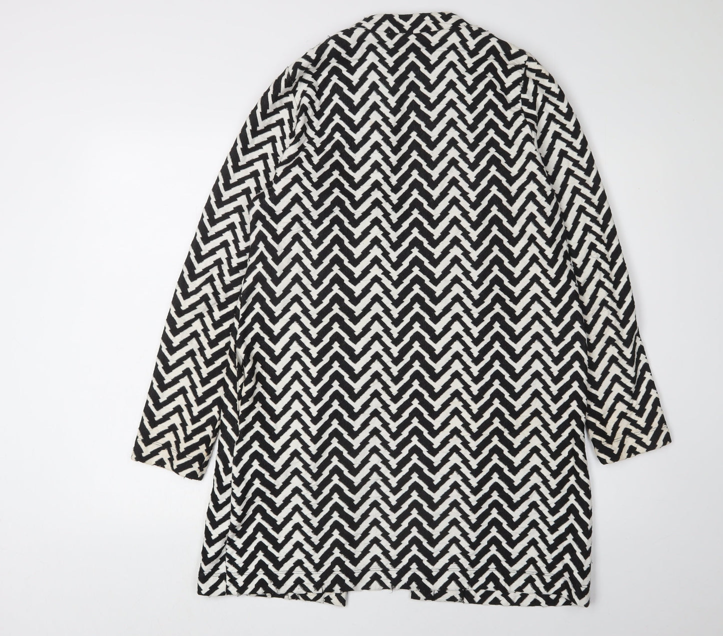 Wallis Women's Black Geometric Cardigan Size S