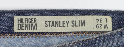 Hilfiger Men Blue Slim Denim Jeans Size 29