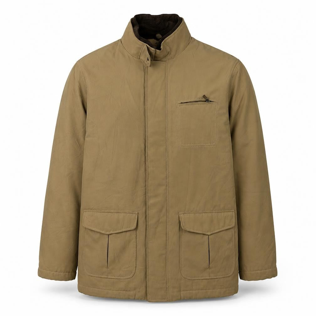Dunnes Stores Men's Beige Jacket, Small, Polyester Blend