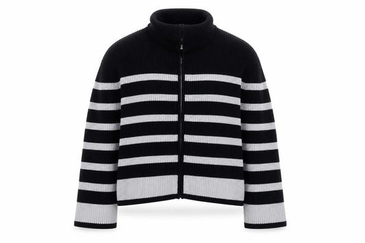 Zara Women's Black Roll Neck Cardigan Size 12